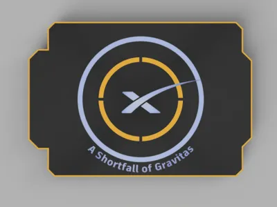 SpaceX ASOG Falcon 9 DroneShip Display/Coaster