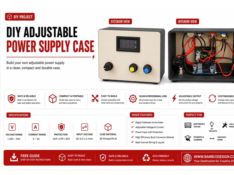 DIY Adjustable Power Supply Case 