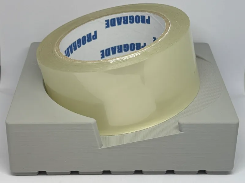 Angled Gridfinity tape holder