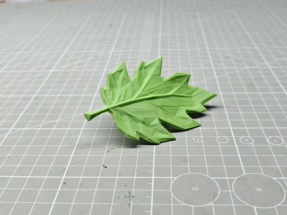Simple Leaf Decoration - Free 3D Print Model - MakerWorld