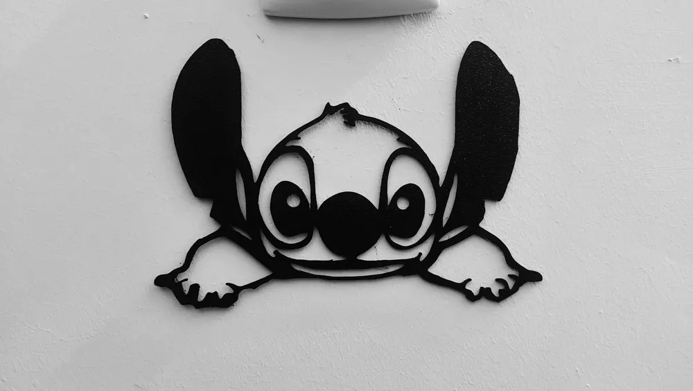 Stitch Wall art decor - Free 3D Print Model - MakerWorld