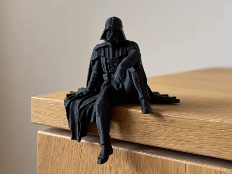 Darth Vader Relaxing on Shelf Figure | Star Wars 