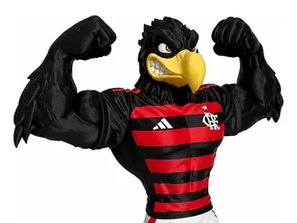 Mascote Flamengo + Base ( Urubu) - 1