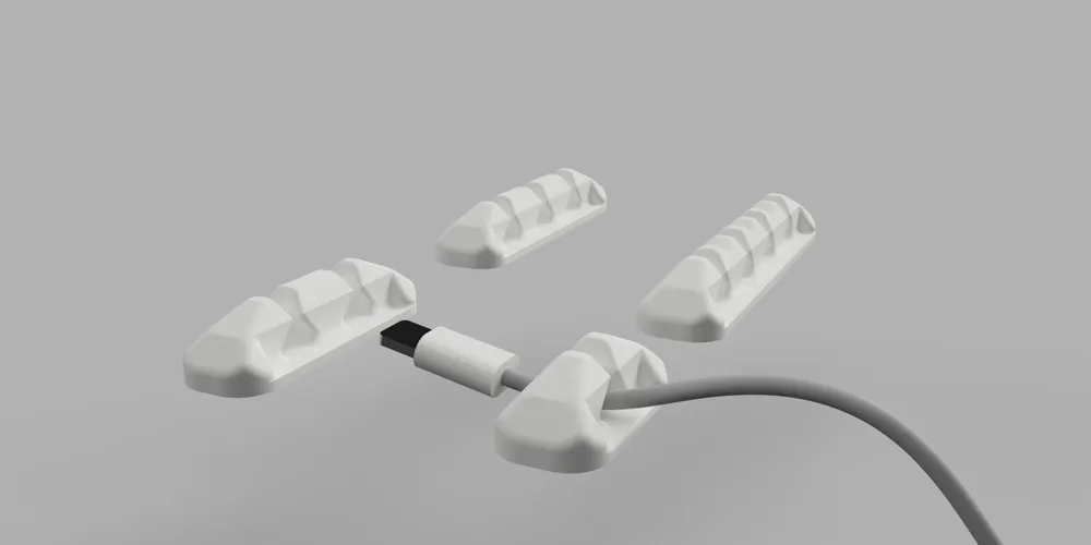 Programming Cable Clips Cyber Truck Inspired Cable Clip by f4bi - MakerWorld