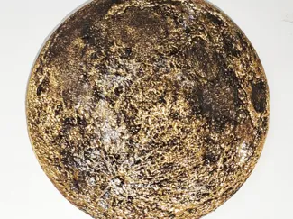 Luna Bassorilievo 3D ad alta definizione