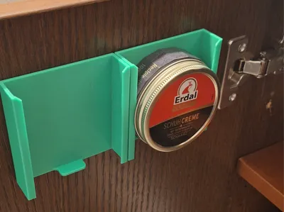 Shoe polish holder