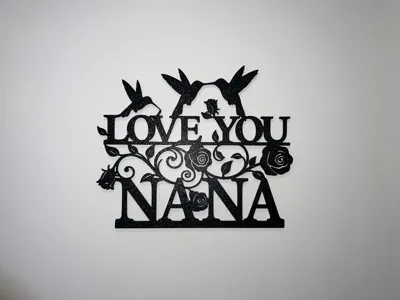 Love you Nana Sign