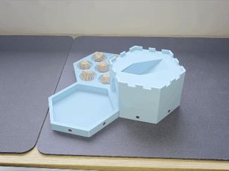 Dice Tower Hex Magnetic Modular Board Game System