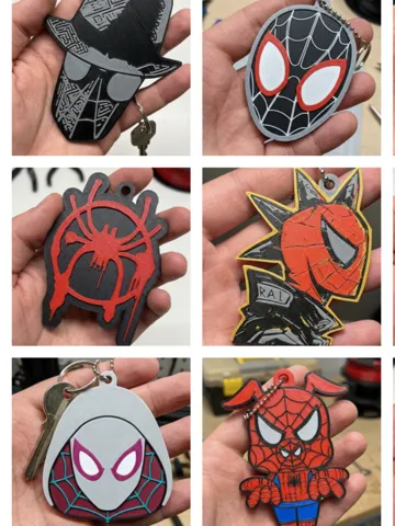 Llavero: Abrelatas Spider-Verse Marvel Spiderman Noir Gwen — vista de referencia 2
