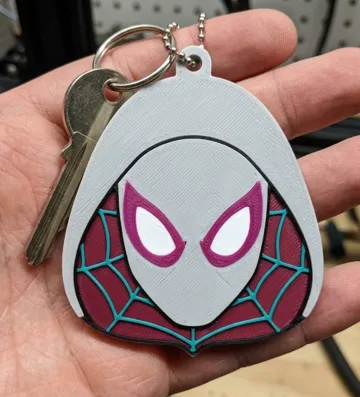 Llavero: Abrelatas Spider-Verse Marvel Spiderman Noir Gwen — vista de referencia 3