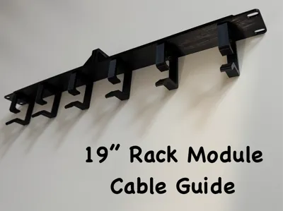 Rack Cable Guide for 19'' rack - 1U (50 -100 mm)