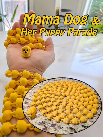 Objeto manipulable: Mama Dog & Her Puppy Parade — vista de referencia 2