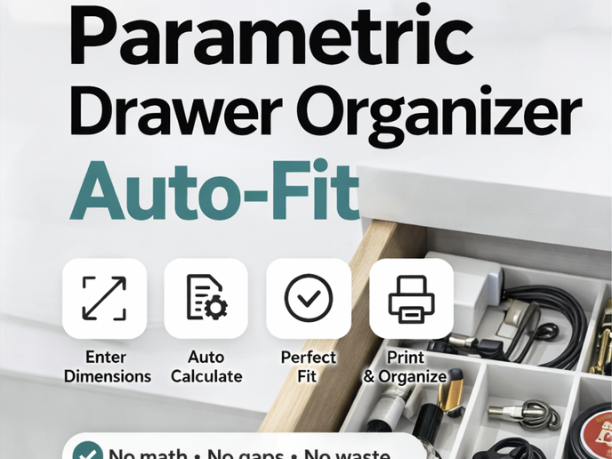 Parametric Drawer Organizer Auto-Fit