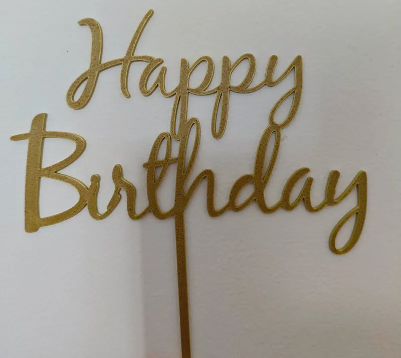 Generic Happy Birthday Cake Topper