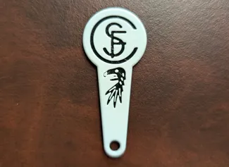 SC Freiburg Einkaufswagen-Chip-Schlüsselanhänger