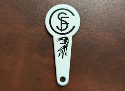 SC Freiburg Shopping Cart Chip Keychain