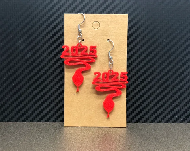 Chinese New Year 2025 Snake earrings
