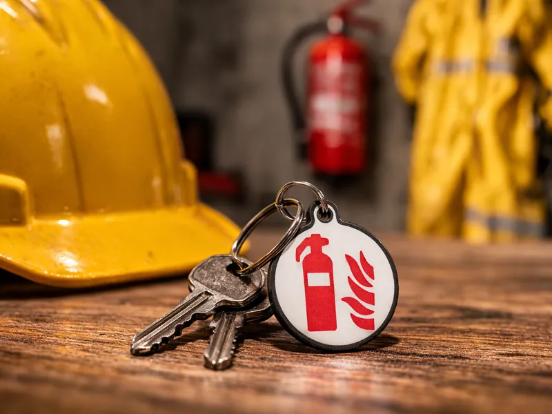 Fire Extinguisher Keychain