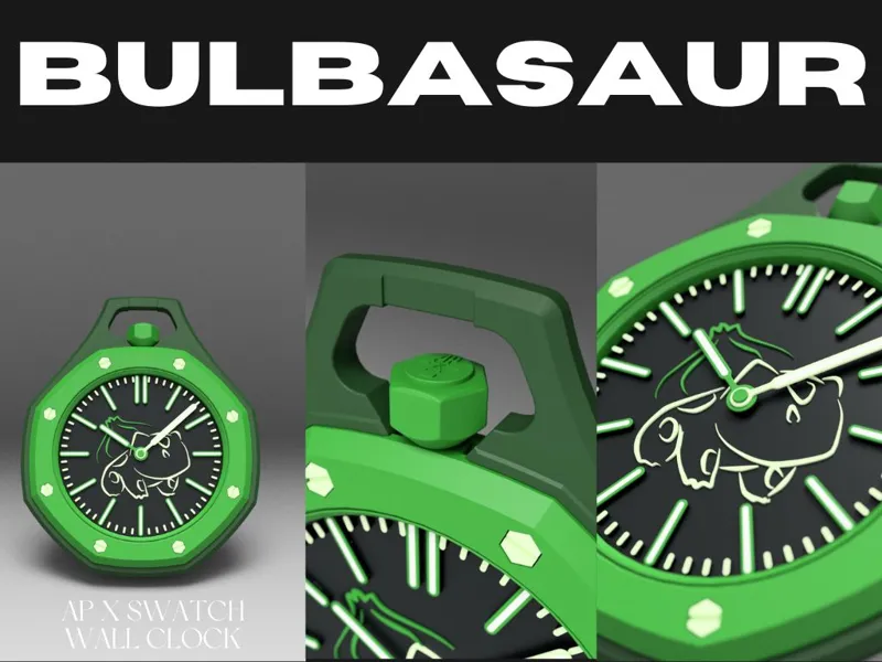 BULBASAUR - Wall Clock