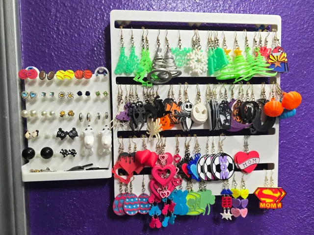 Earring Holder x2 Stud and hanging