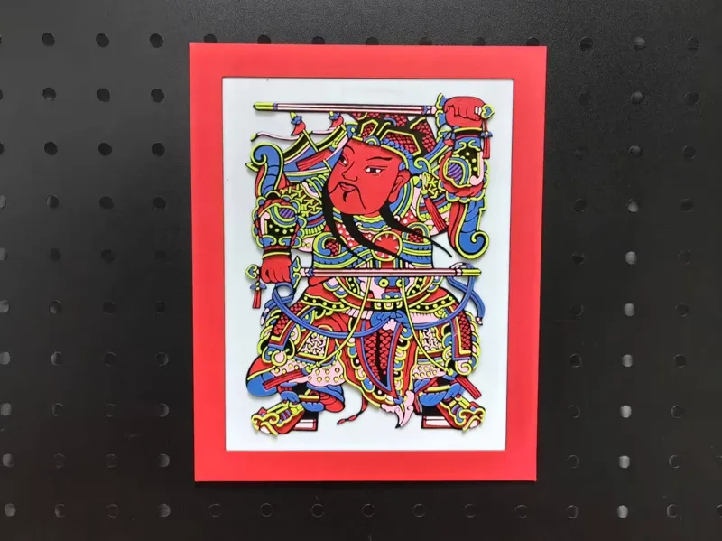 秦叔宝右门神年画