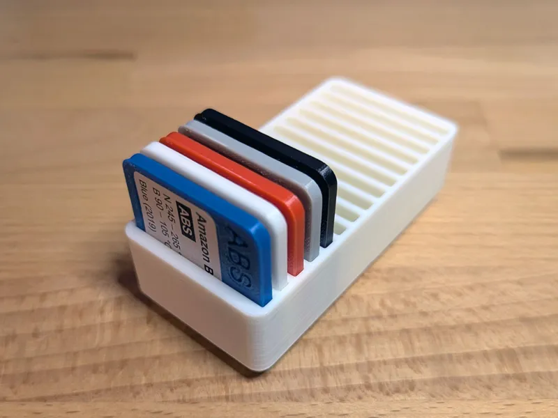 Gridfinity Filament Swatch Holder