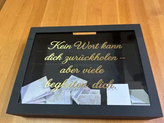 Box der Worte – personalisierbare Sprüche-Box 