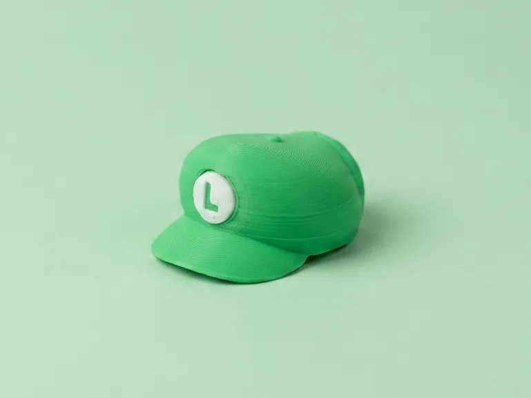 Luigi Cap - Keychain - No AMS