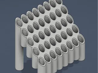 Decorative beaded Pen Display No Supports Needed