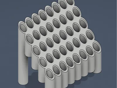 Decorative beaded Pen Display No Supports Needed 