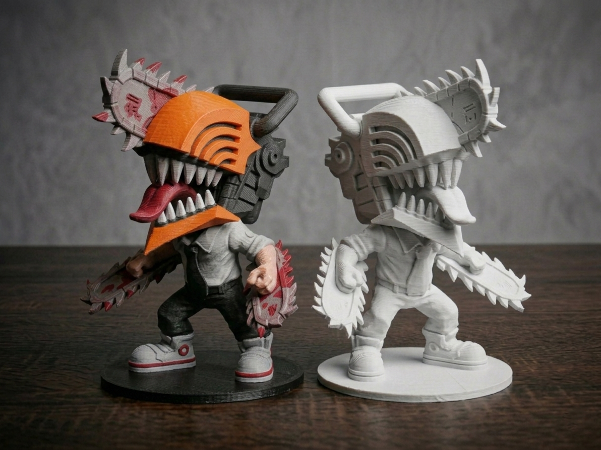 Denji Unleashed: The Ultimate Chainsaw Man Chibi