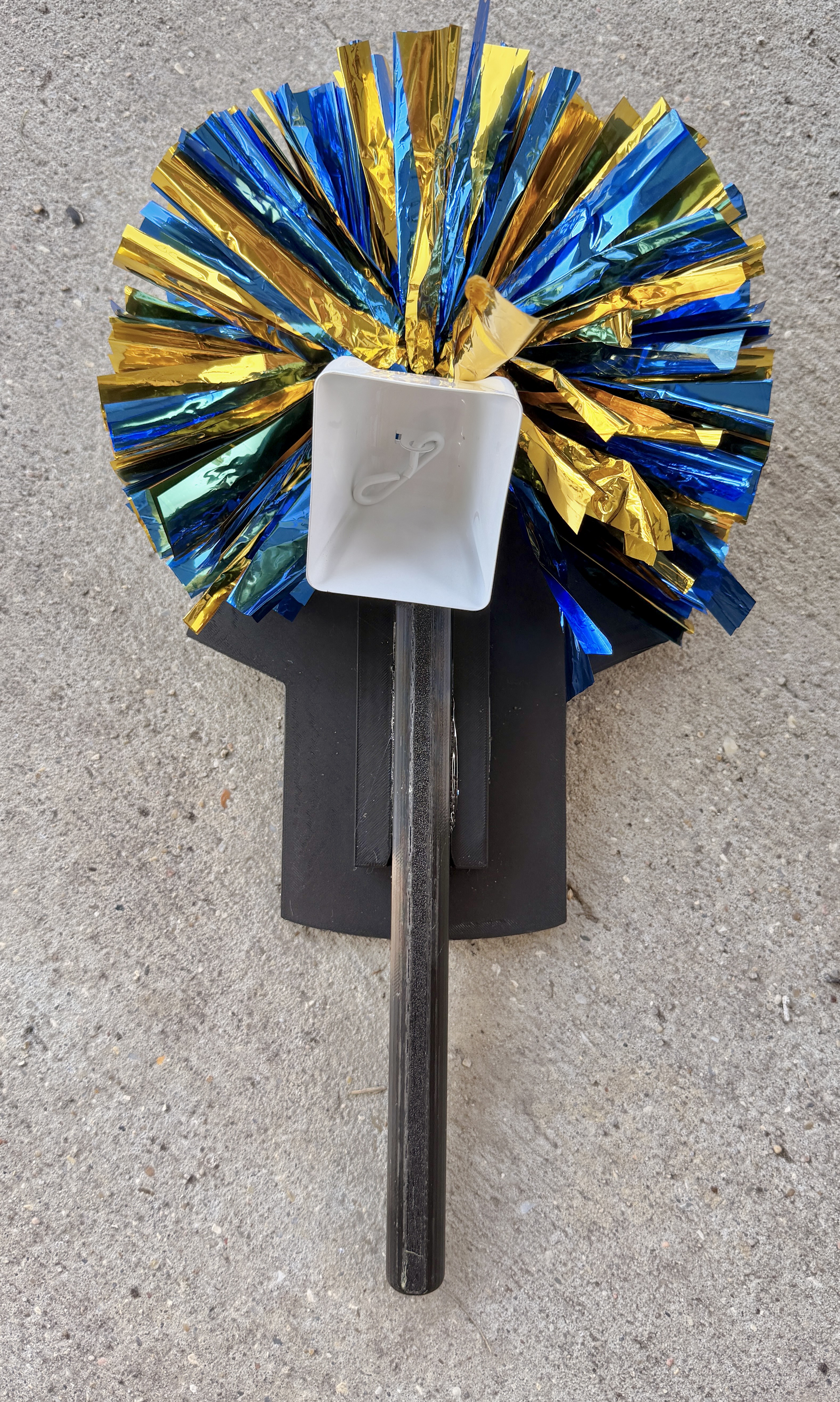 Cheer stick with optional cowbell - 1