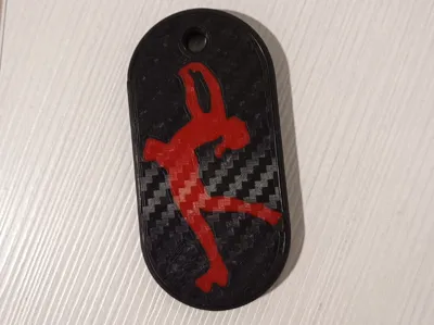 Skater Keychain