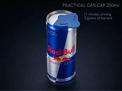 Stylish and practical can cover 250ml