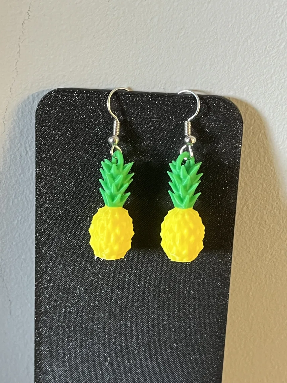 pineapple earrings view 2