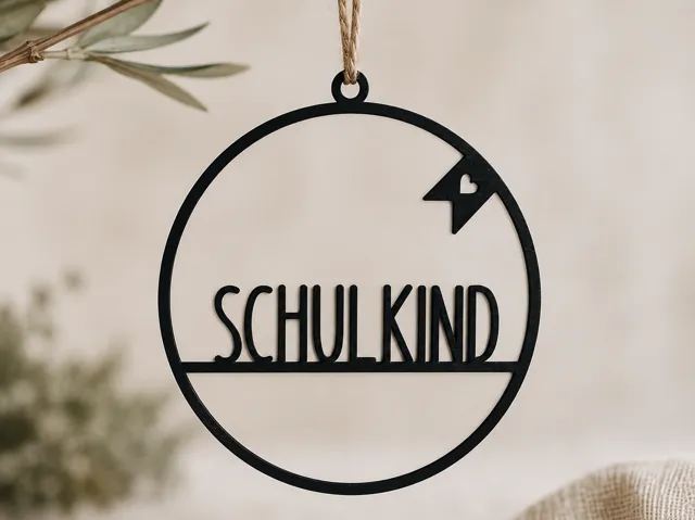 Schulkind Anhänger Loop