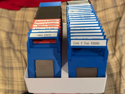 Gridfinity Holder for LTT CPU Cases
