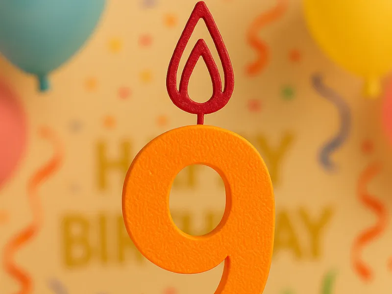 Number Candle_9