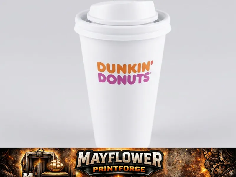 Dunkin Donuts Clicker Cup