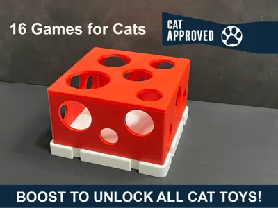 16 interactive cat toys for dryfood - without AMS