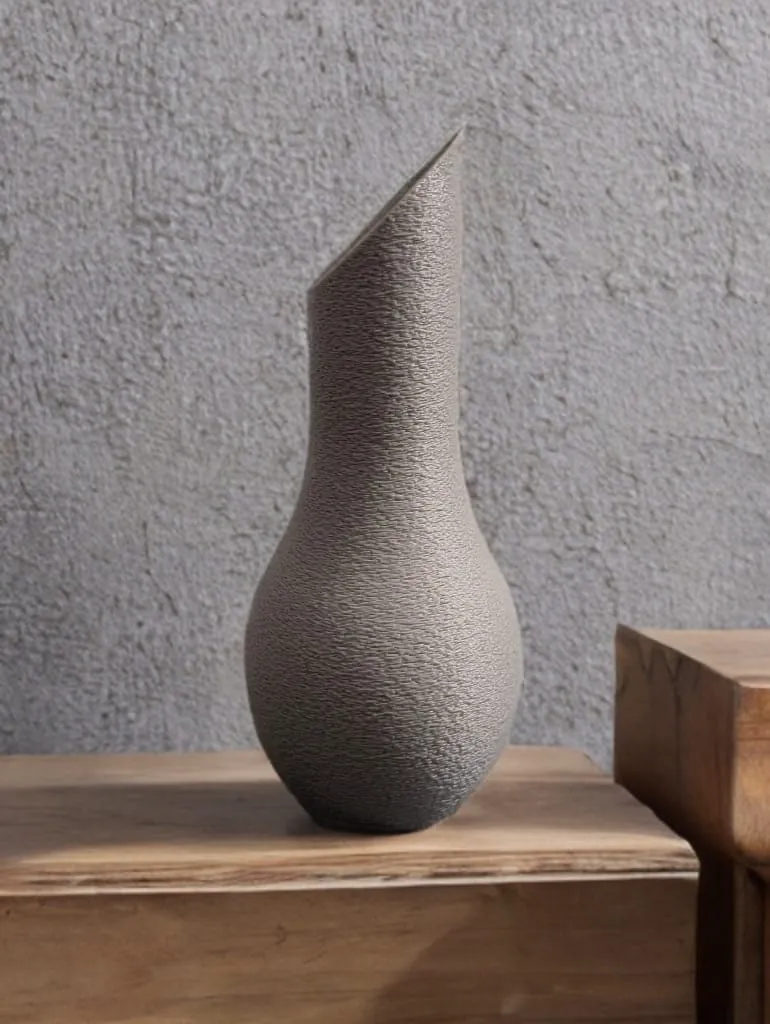 Vase moderne texturé