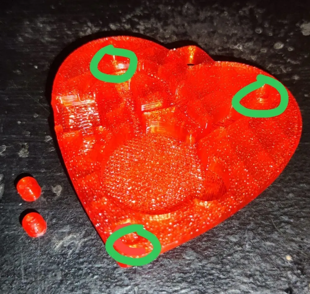 Valentine's Day Blink LED Heart, Valentine's LED Heart - Free 3D Print ...