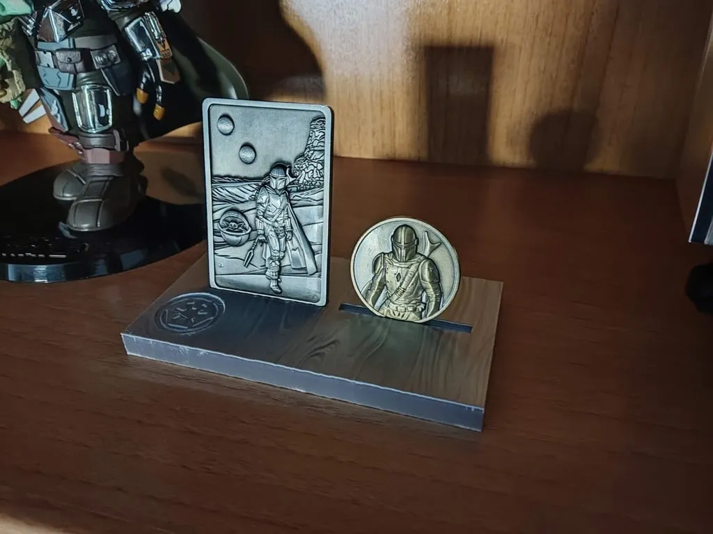Présentoir pour pièce et lingot Mandalorian