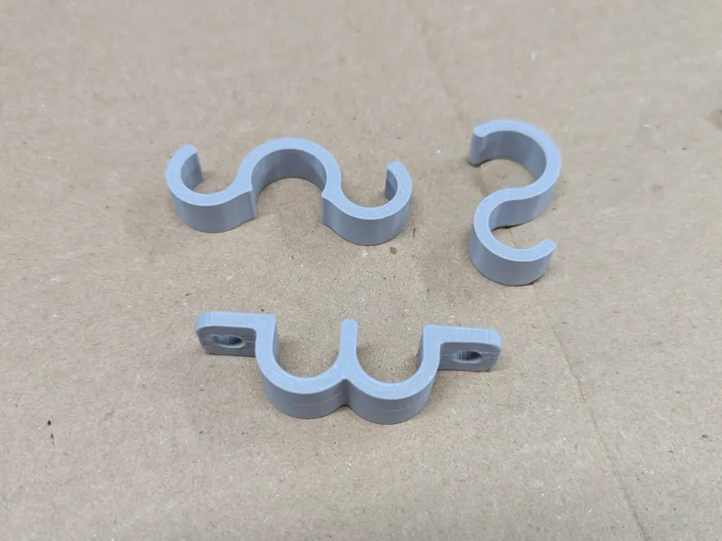 3/8" tubing support collection