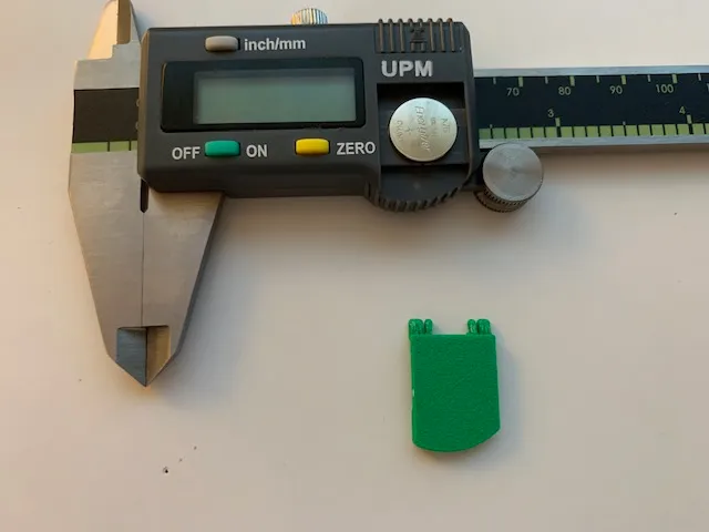 Digital Caliper Battery Cover (latching)
