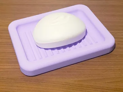 Bar Soap Dish with Contained Base