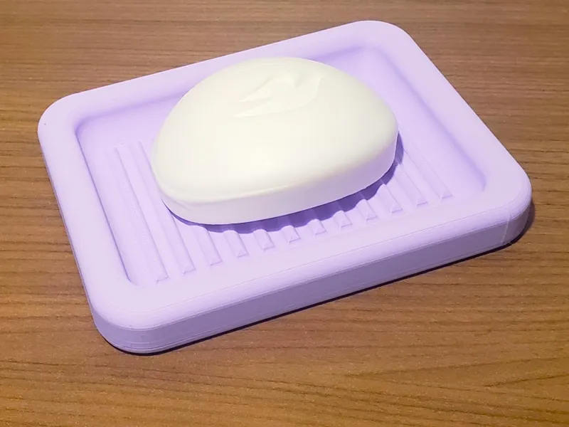 Bar Soap Dish with Contained Base