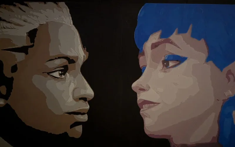 Ekko and Power (Jinx)- Arcane Hueforge