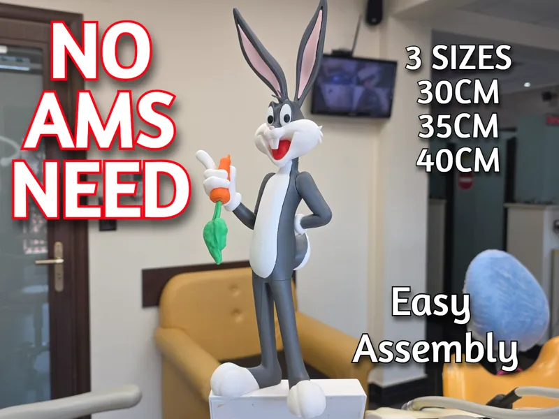Bugs Bunny -No AMS- Easy assembly