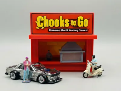 1/64 Chooks to Go Scale Model